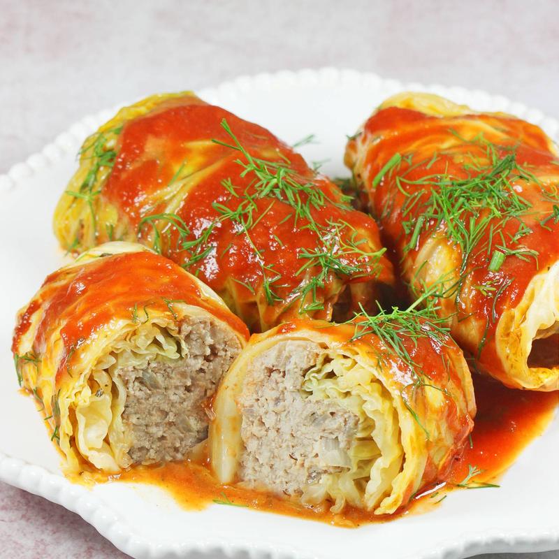 Gołąbki z kapusty włoskiej