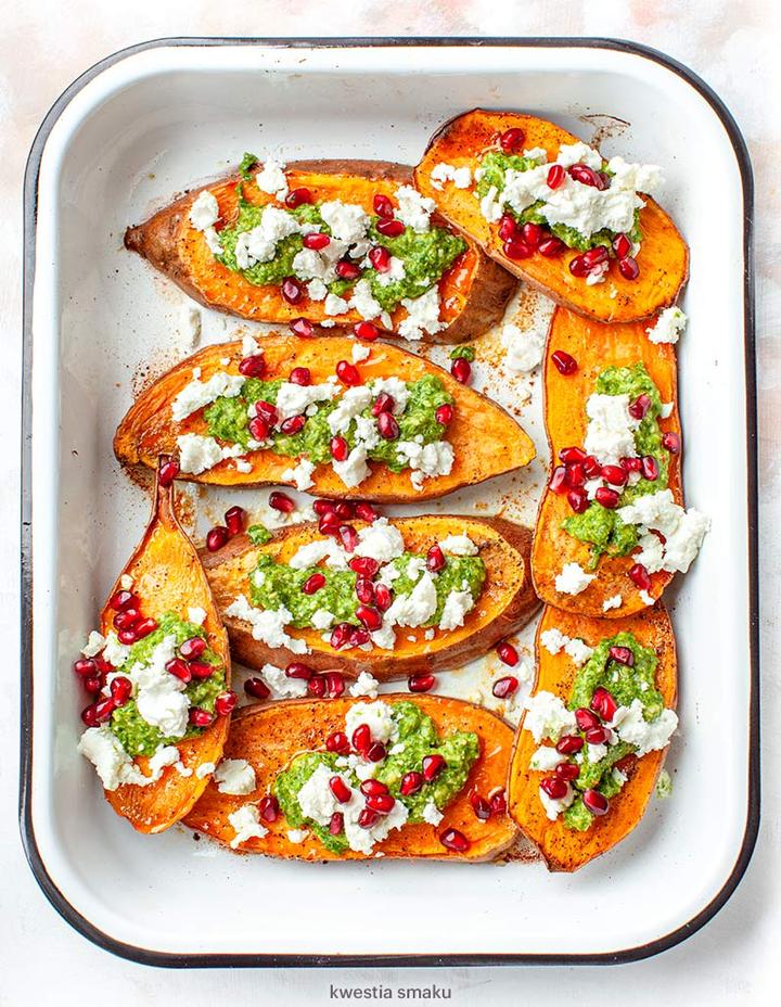 Pieczenie batatów w całości