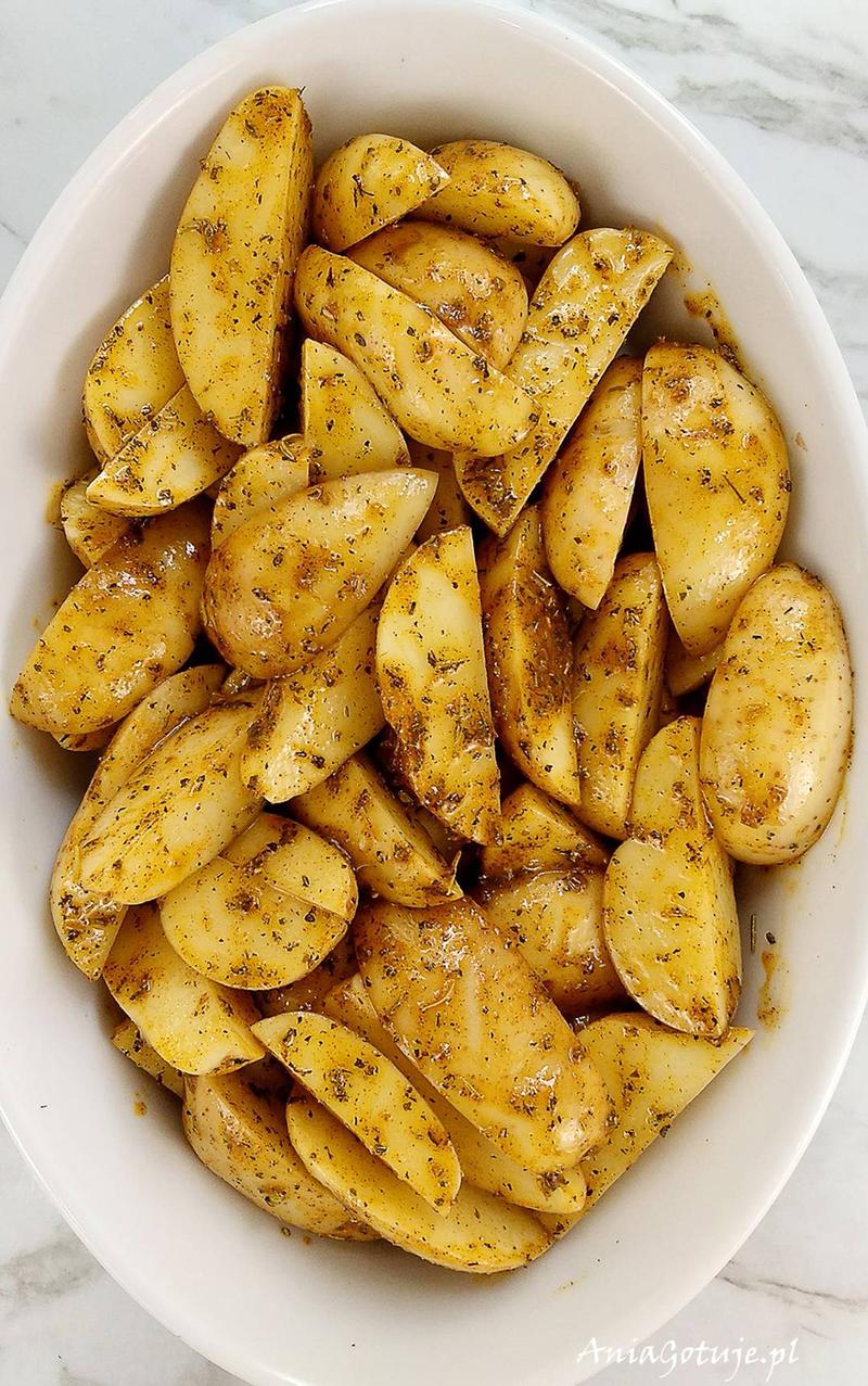 Zdrowe pieczone ziemniaki
