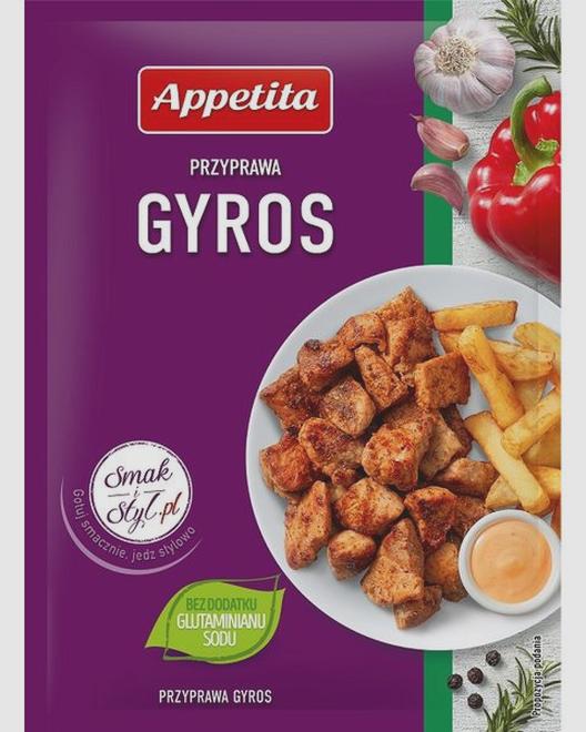 Składniki do gyrosa